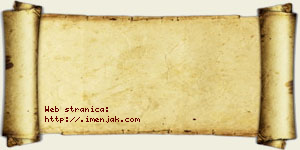 Jana Čurović vizit kartica